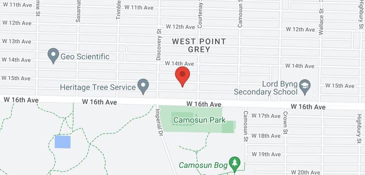 map of 4238 W 15TH AVENUE